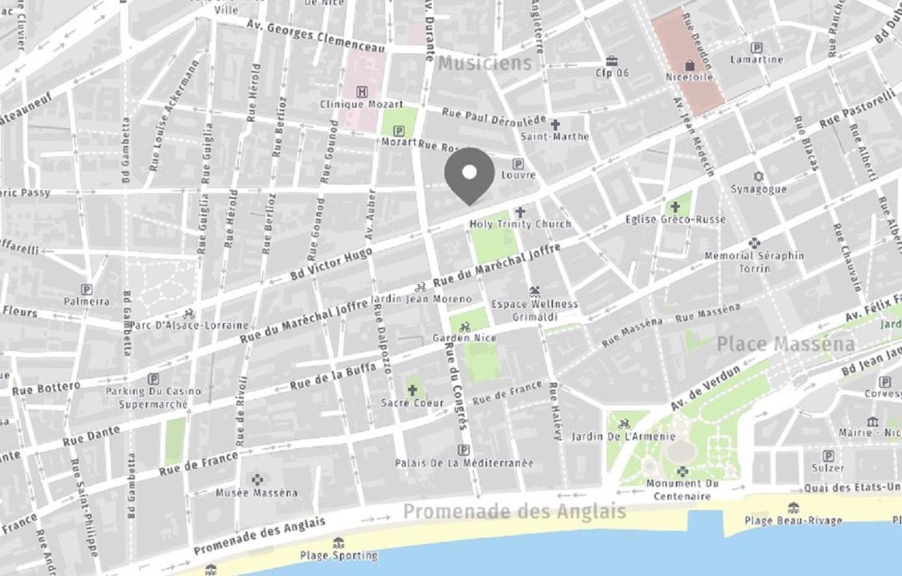 Aparthotel Riviera - Nice Cote D'Azur - Grimaldi Ac - Promenade Des Anglais מראה חיצוני תמונה